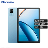 Tablet Blackview Tab 60 Pro 10.1" HD+ RAM 8GB Almacenamiento 128GB ROM Sky Blue