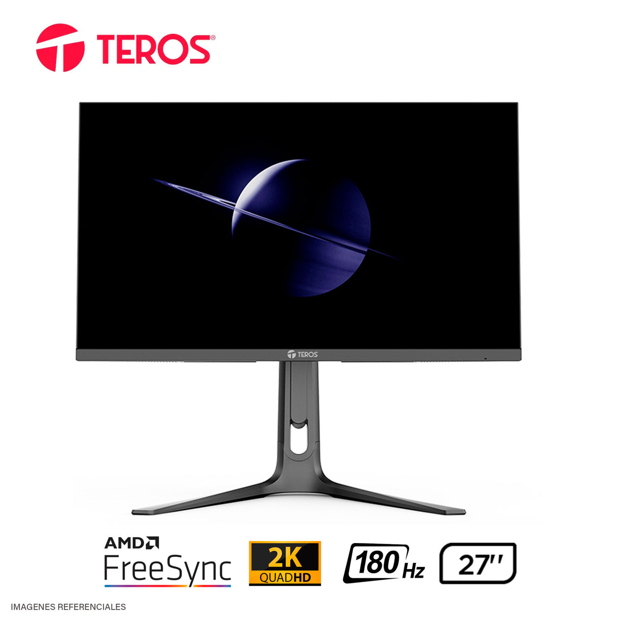 Monitor Plano Gaming Teros TE-2753G 27" 2K QHD IPS 180Hz 1ms HDMI DP