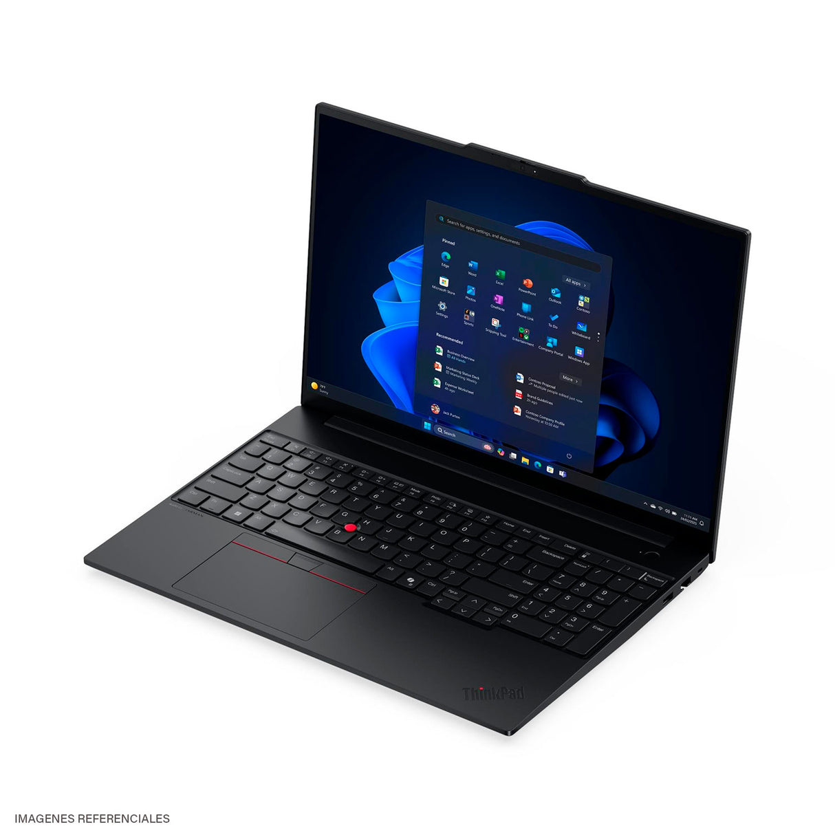 Laptop Lenovo ThinkPad E16 Gen 3 Intel Core Ultra 7 255H RAM 16 GB Disco 1 TB SSD 16" WUXGA Windows 11 Pro (21SS000JLM)