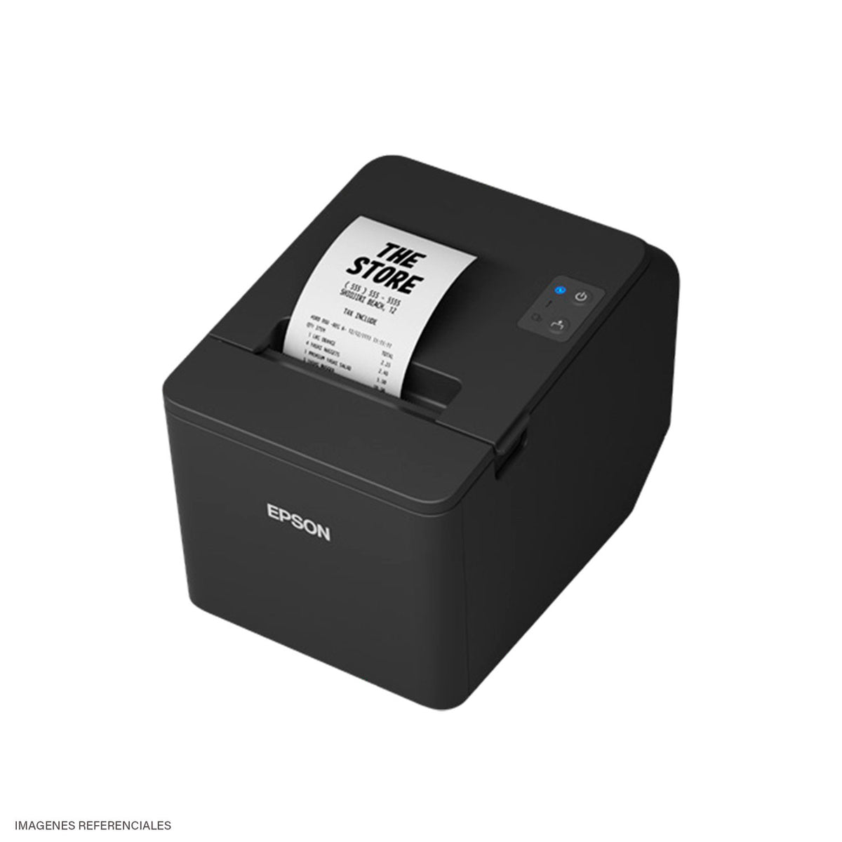 Impresora Térmica Epson TM-T20IV-SP USB, Ethernet y Serial 310 mm/s Negra (C31CL47022)
