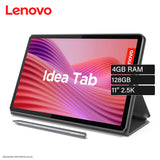 Tablet Lenovo TB336FU Idea Tab 11" 2.5K 128GB 4GB RAM Wi-Fi 5 Android 15 Luna Grey + Folio Case + Lápiz