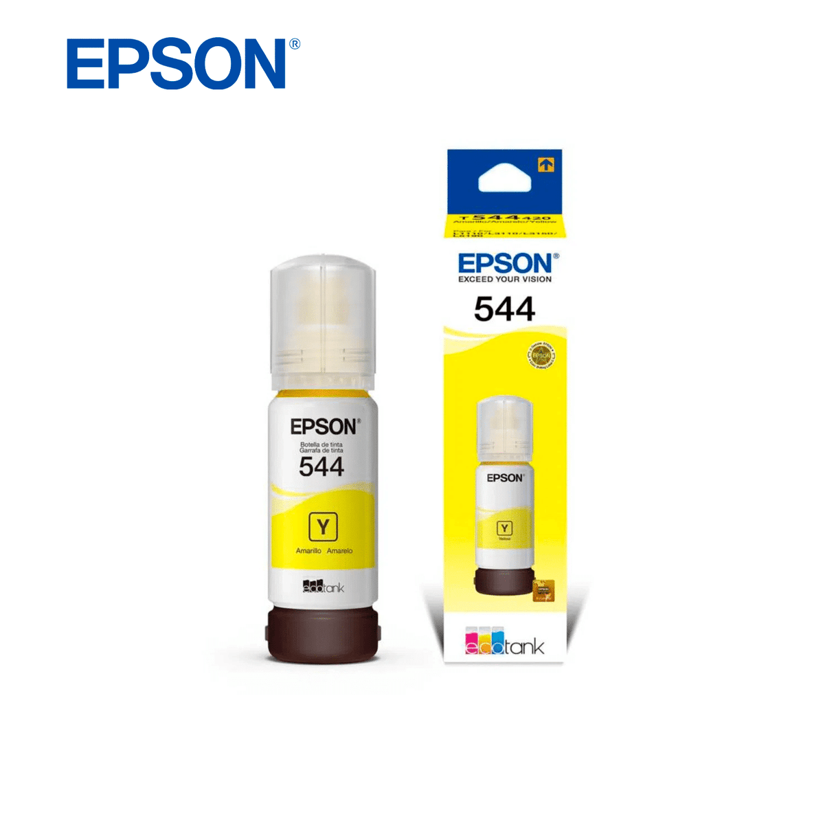 Tinta Epson T544 Ecotank 65ml Amarillo