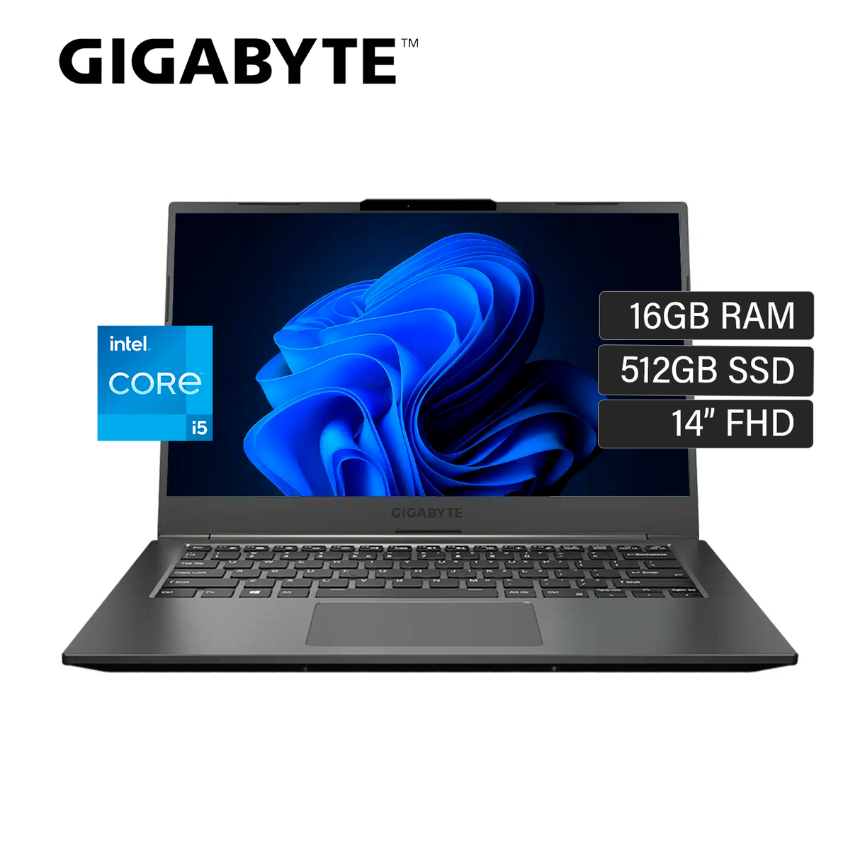 Gigabyte U4 UD-50LA823SO Intel Core i5 1155G7 RAM 16GB Disco 512GB SSD 14" FHD Windows 11