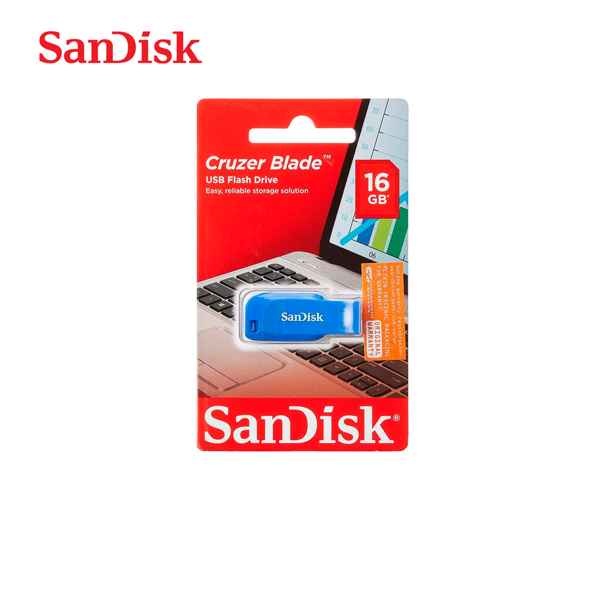 Memoria USB Sandisk USB 2.0 16GB Flash Drive