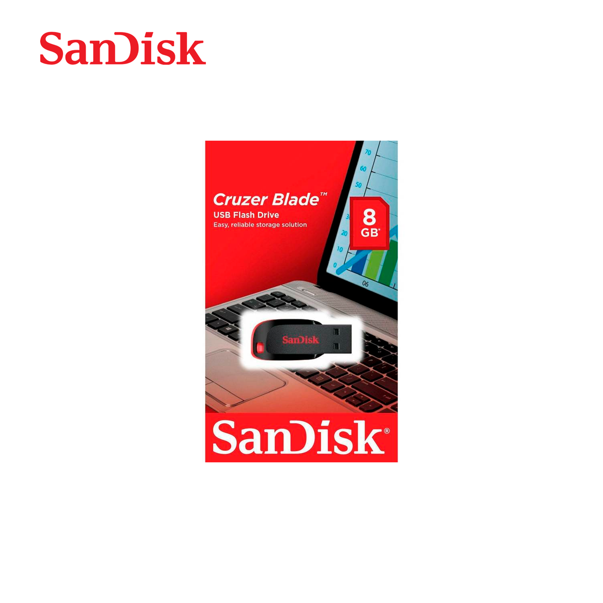 Memoria USB Sandisk USB 2.0 8GB Flash Drive