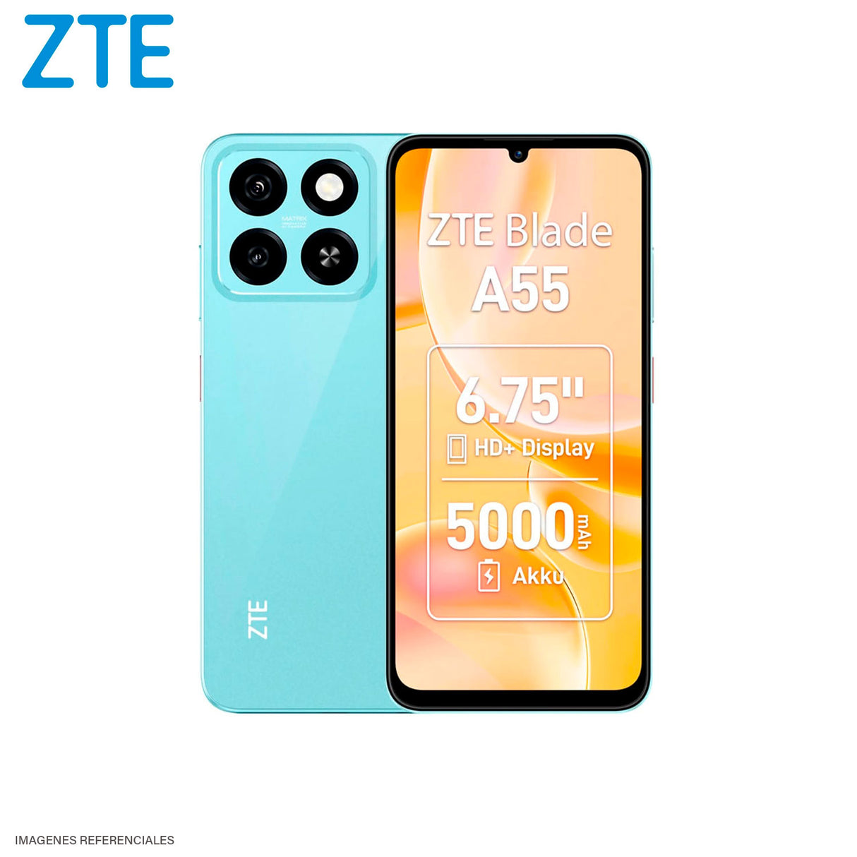 Celular Zte A55 Memoria 4GB Almacenamiento 128GB Pantalla 6.75"