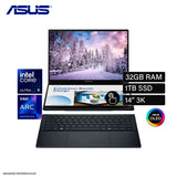 Laptop Asus Zenbook Duo UX8406CA-PZ073W Core Ultra 9 285H Ram 32GB Disco 1TB SSD 14" 3K OLED Tactil Windows 11 (90NB14X1-M007Y0)