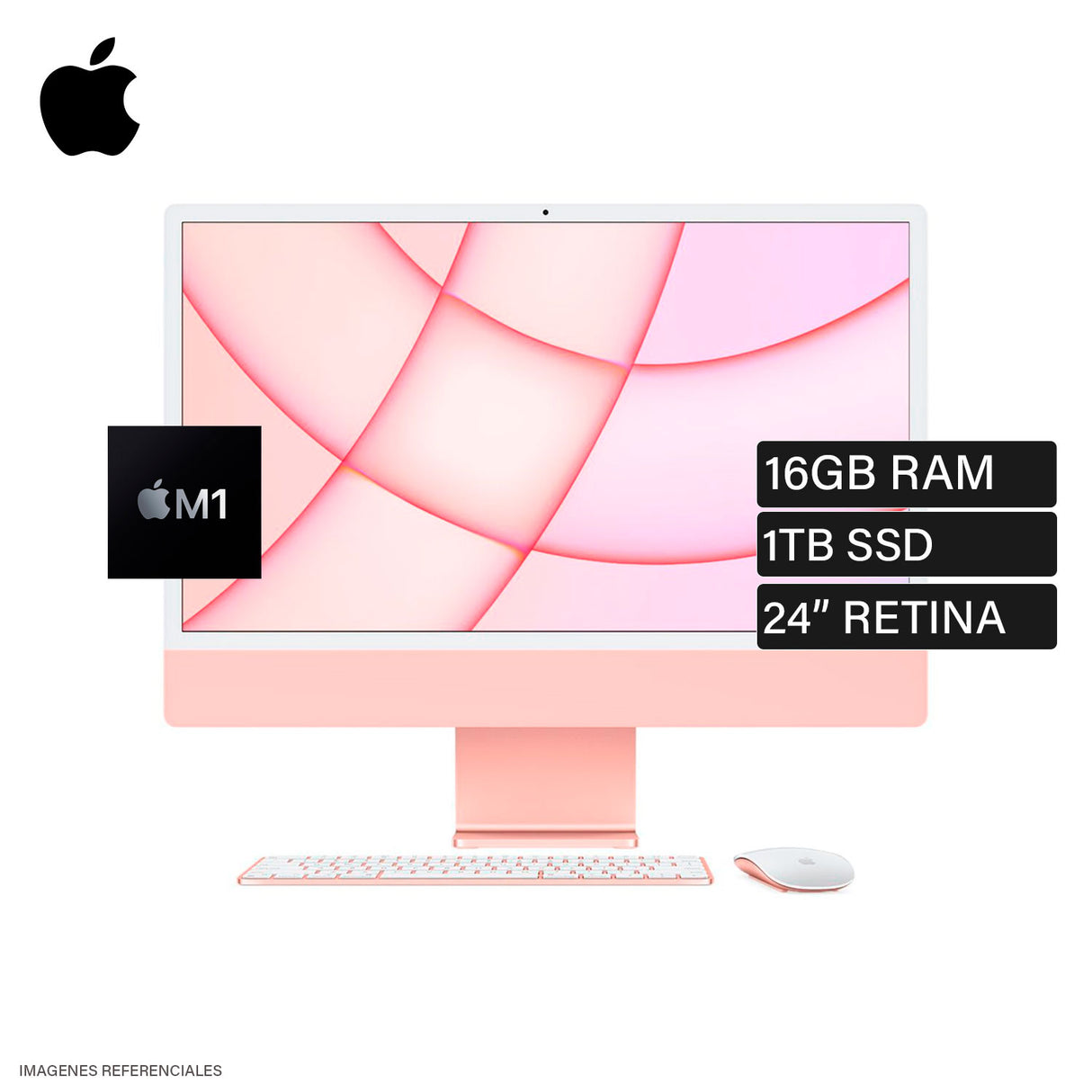 iMac Chip M1 RAM 16GB Disco 1TB SSD 24" Retina Rosa