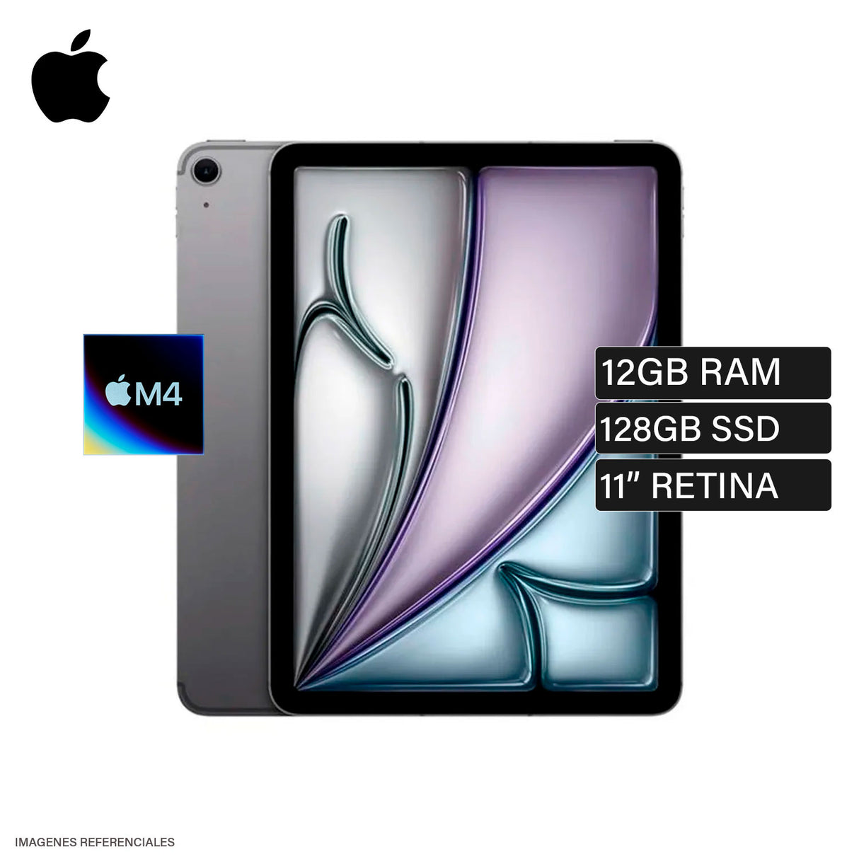 iPad Air M4 A3459 M4 Almacenamiento 128GB 11" Retina WiFi Space Gray