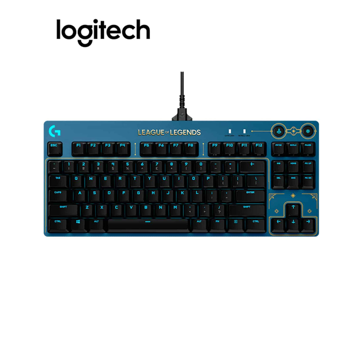 Teclado Logitech Pro Gaming Keyboard League of Leguens 2