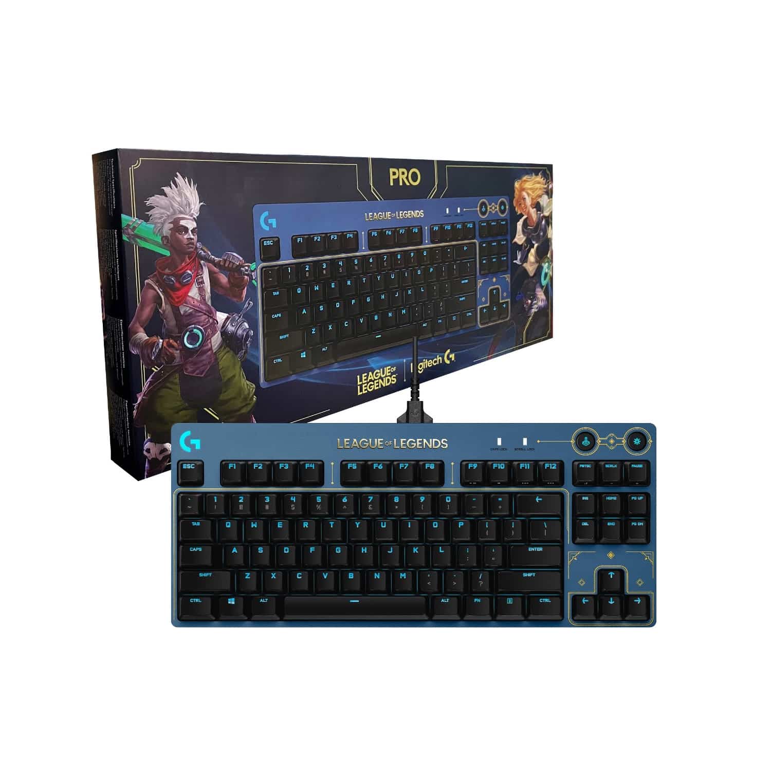 Teclado Logitech Pro Gaming Keyboard League of Leguens 2 RYM