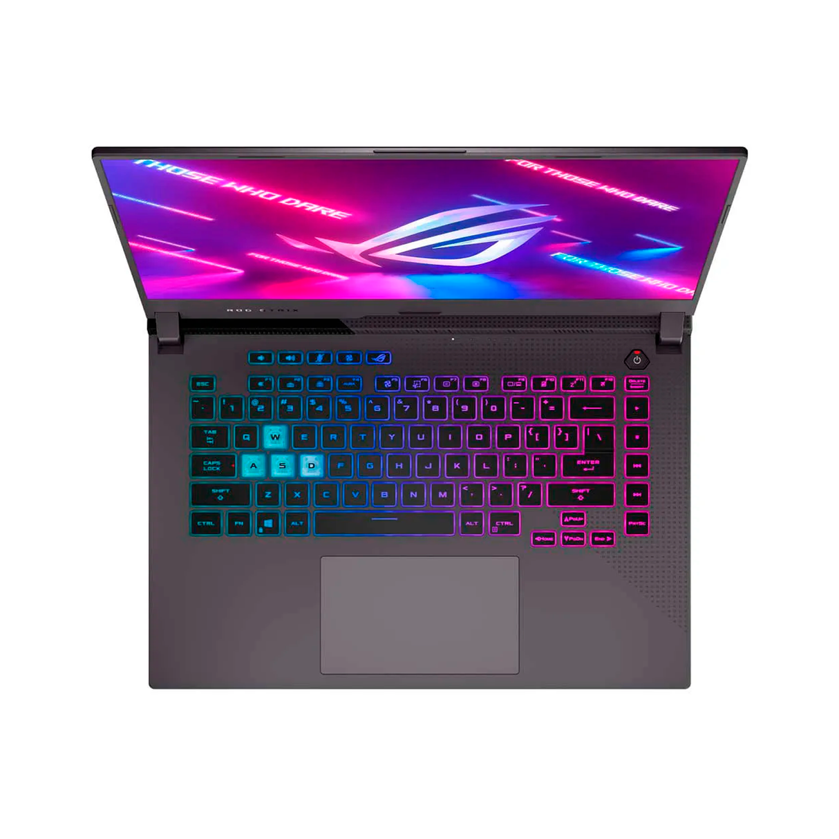 Laptop Asus ROG Strix G513RC-HN097W (2022) Ryzen 7 6800H RAM 16GB Disco 512GB SSD Video RTX 3050 4GB 15.6" FHD Windows 11 + Mochila, Mouse y Cámara Web