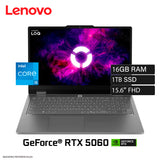 Laptop Lenovo Loq Essential 15IRX11 Intel Core™ I5-13450HX Ram 16GB Disco 1TB SSD NVIDIA RTX™ 5060 8GB 15,6" FHD FREEDOS (83SC0056LM)