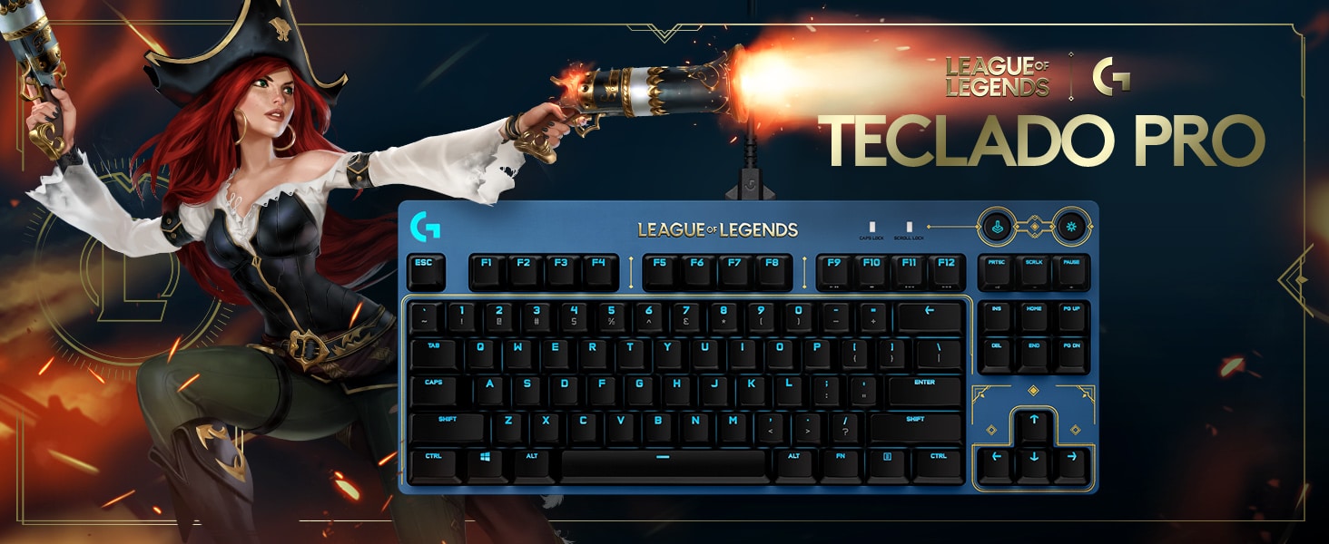 Teclado Logitech Pro Gaming Keyboard LOL 2 edicion league of leguens - 7391894d ef8e 404b bfb6 300e11bab7c8. CR001464600 PT0 SX1464 V1 - R&M Portátiles
