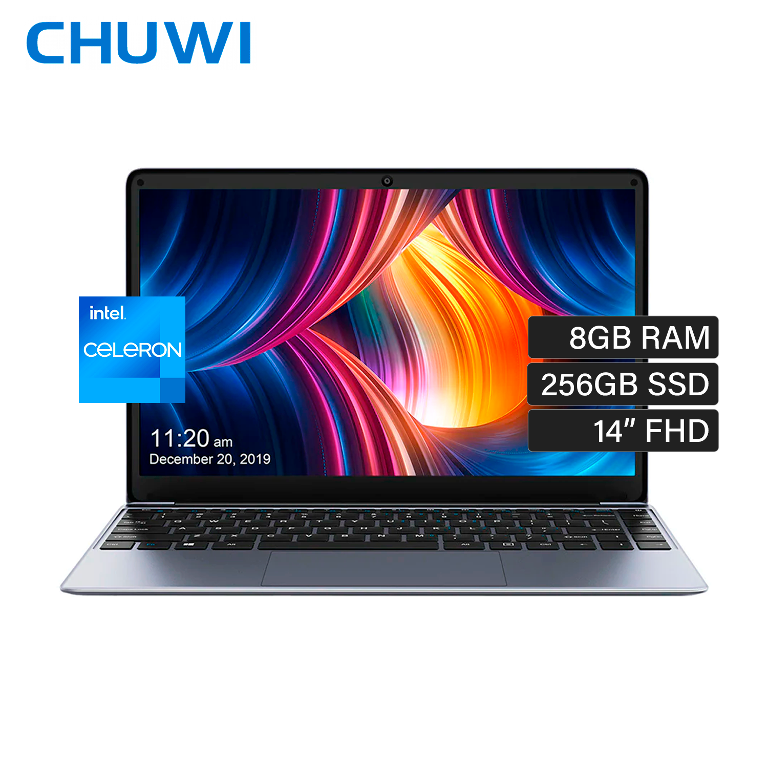 Chuwi HeroBook Pro Intel Celeron N4020 RAM 8GB Disco 256GB 14" FHD Windows 10 Home - Chuwi HeroBook Pro Intel Celeron - R&M Portátiles